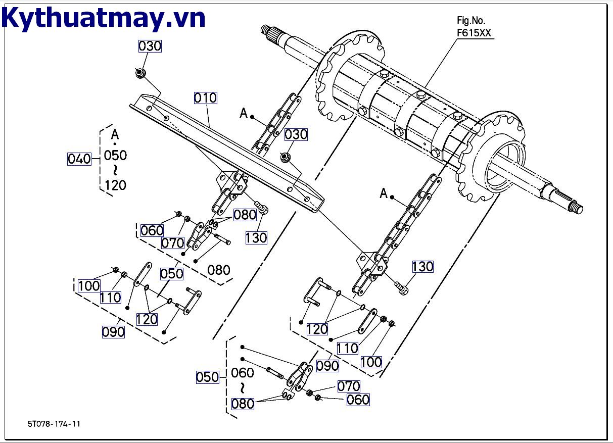 Xích truyền động ống dẫn >=507067